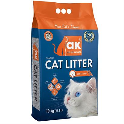 Akkum Natural Kalın Taneli Kokusuz Kedi Kumu 10 Kg
