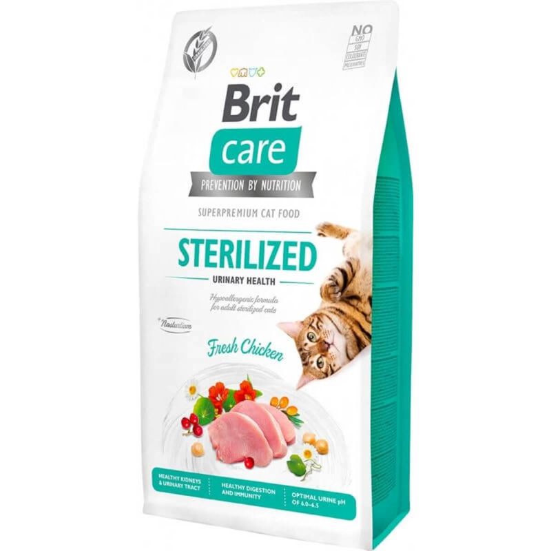 Brit Care Hipoalerjenik Üriner Sistem Sağlığı için Tahılsız Kısırlaştırılmış Kedi Maması 2kg