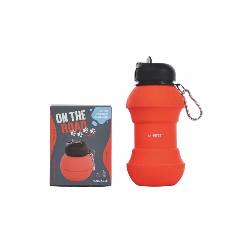 M-Pets On The Road Köpekler İçin Katlanır Seyahat Su Kabı 550ml